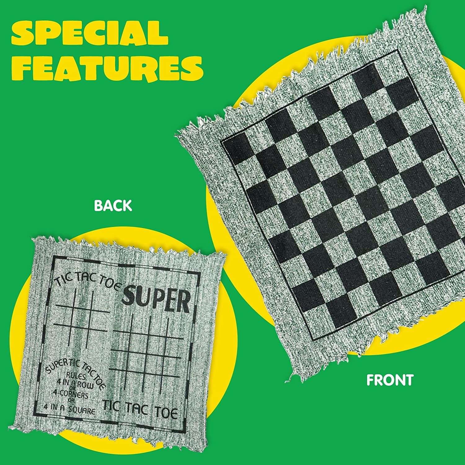 FIELDAY - Giant Checkers and Tic Tac Toe Game - Image 4