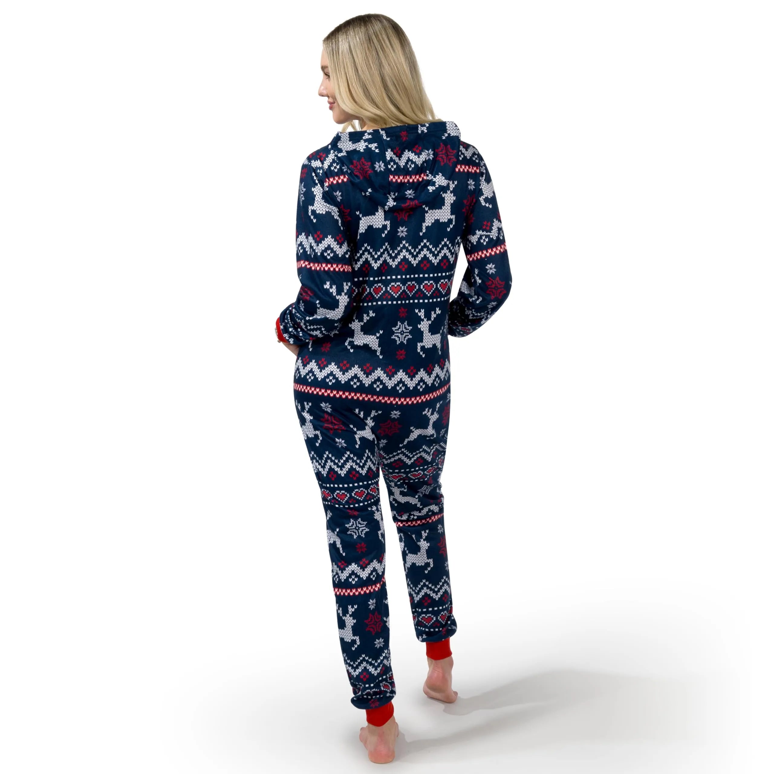 Adults Christmas Loose Hooded Pajamas - Image 2