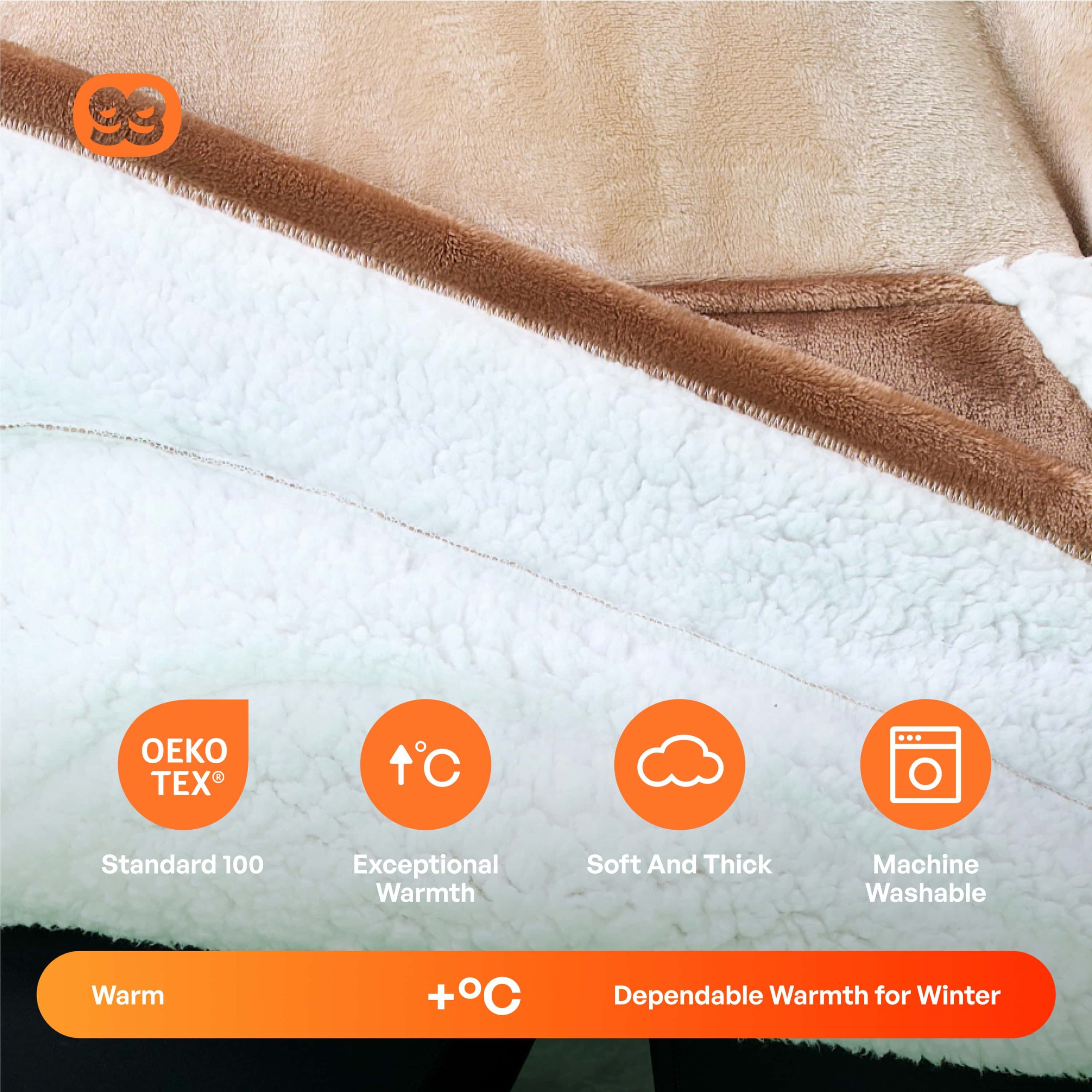 Adult Sherpa Wearable Blanket-Sloth Shape - Image 3