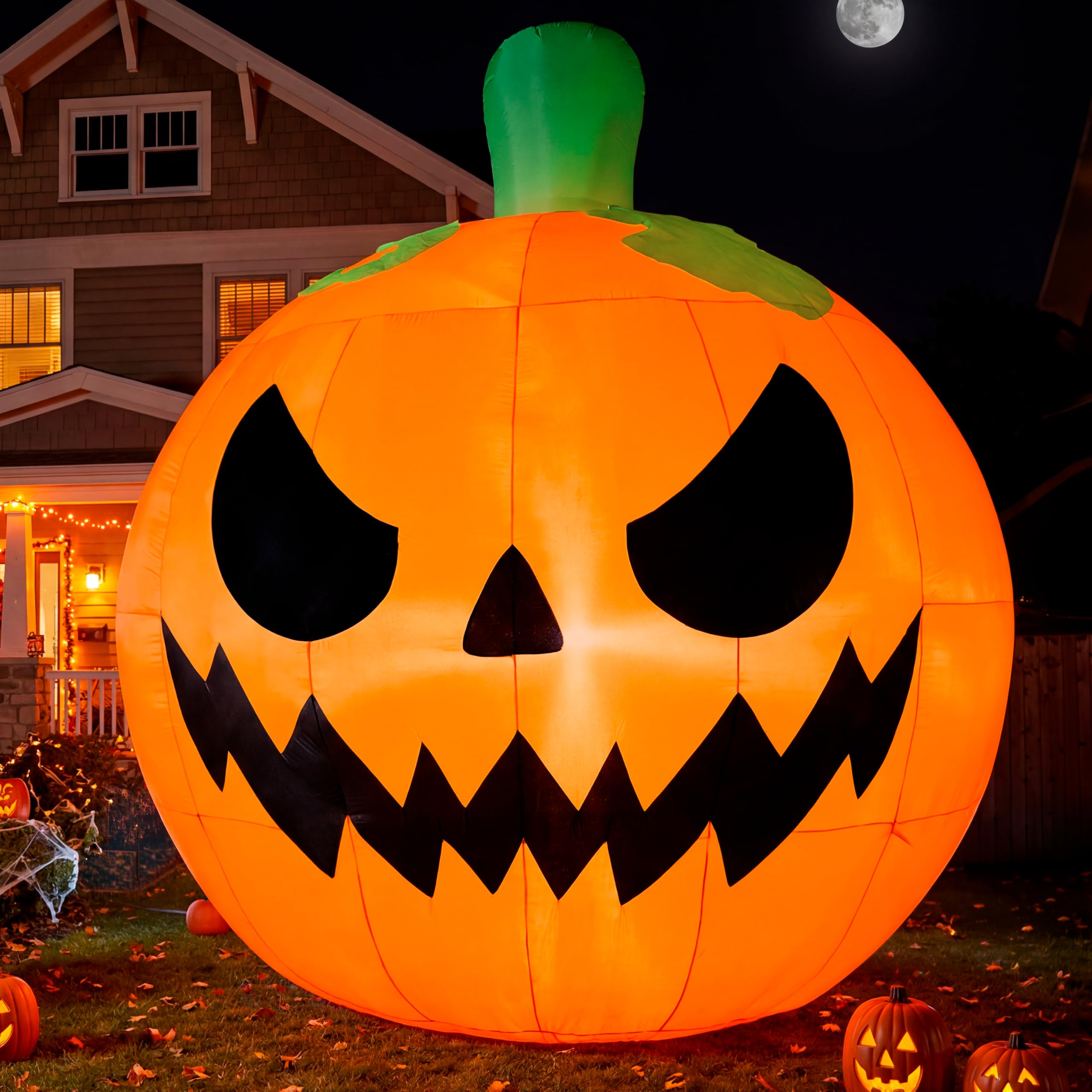 JOYIN 10FT Giant Inflatable Halloween Pumpkin with Built-in LED Lights - Image 8