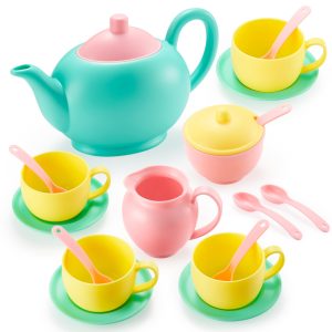 JOYIN 18PCS BPA-Free Pretend Tea Party Set for Kids