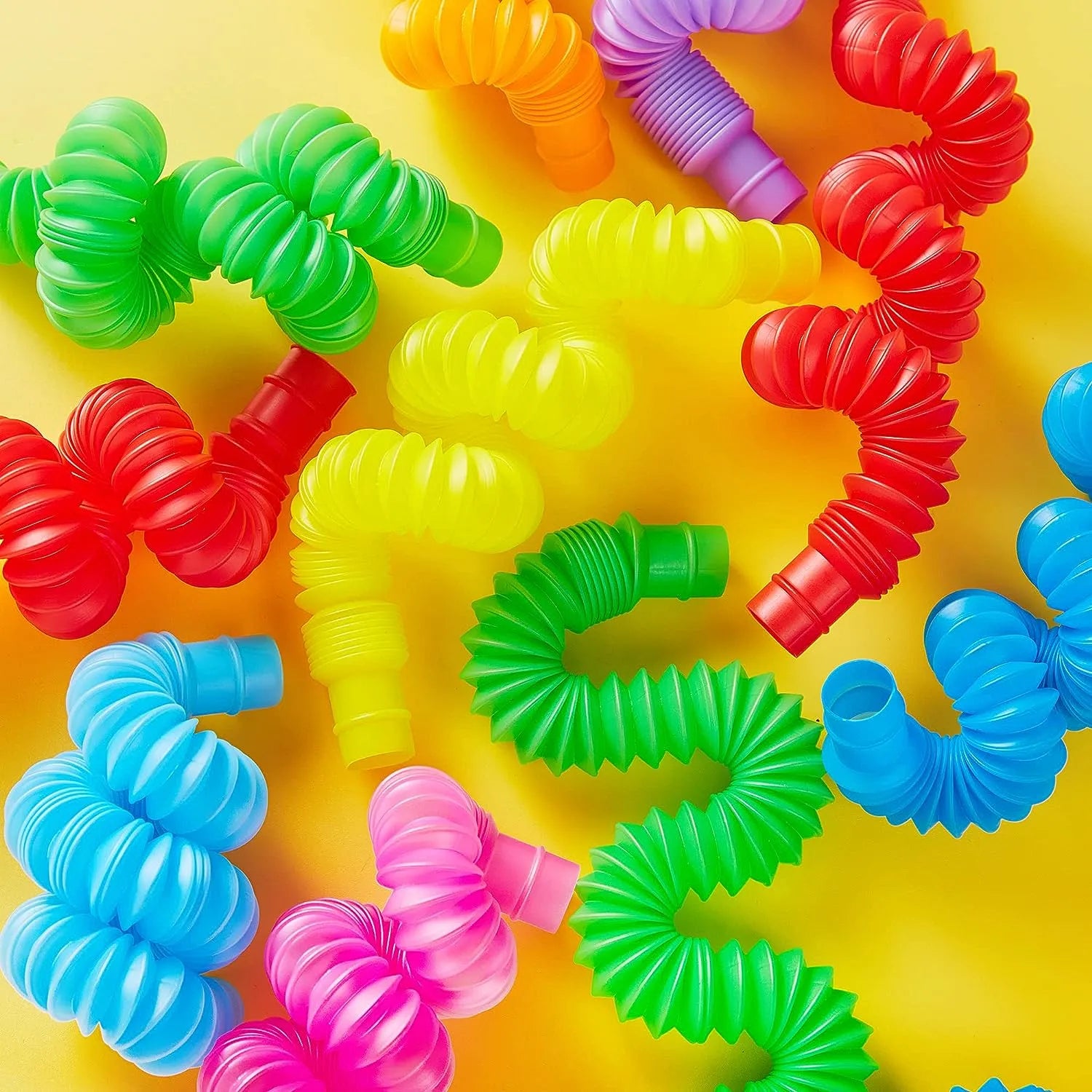 18 Pack Pop Tubes, Fidget Tubes Party Favors in9 Colors - Image 5