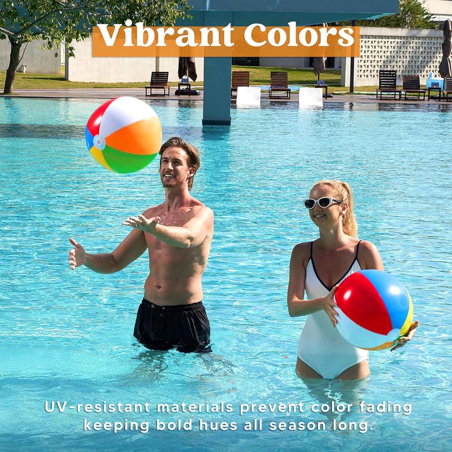 JOYIN 20 Inflatable Beach Balls (2-Pack) - Image 5