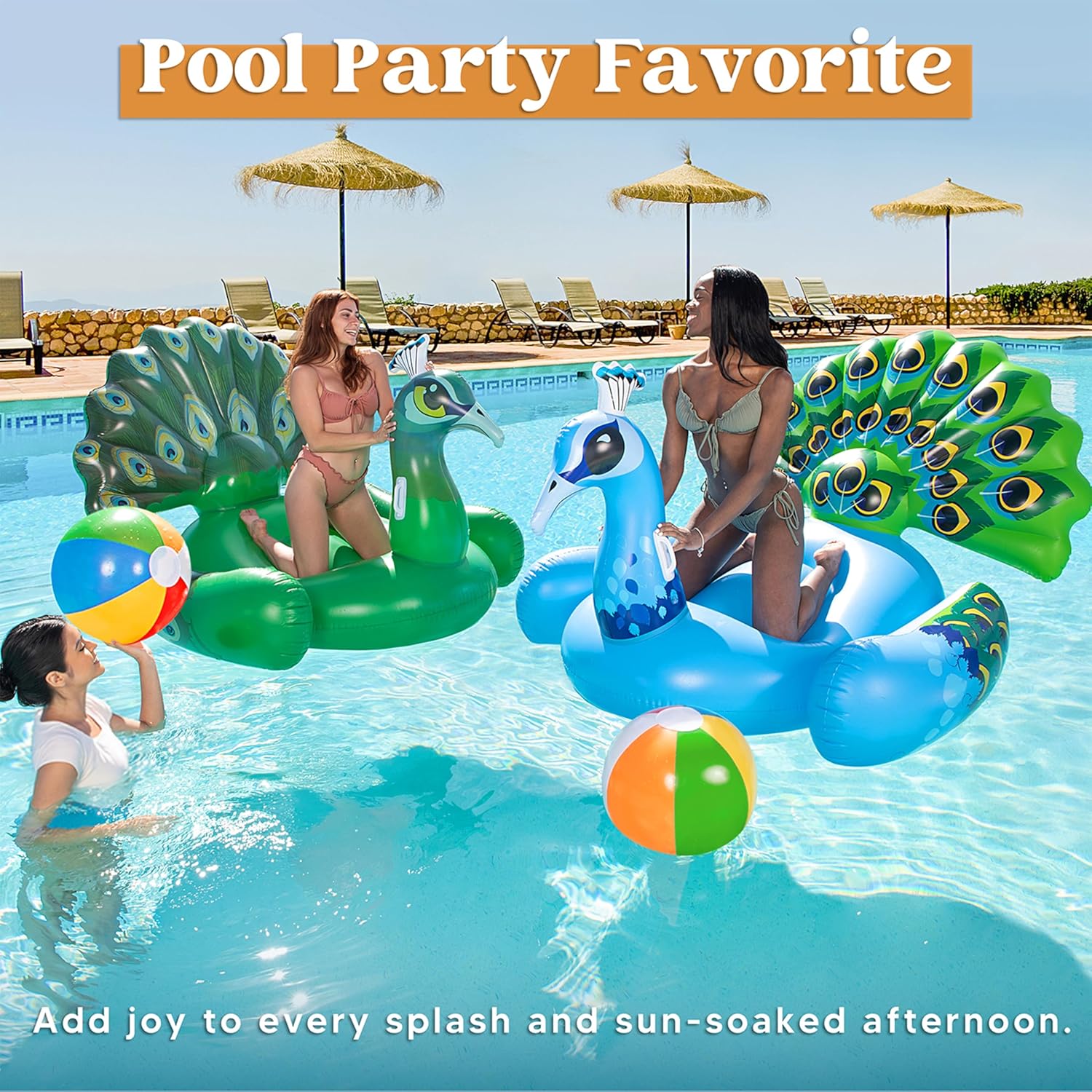 JOYIN 20 Inflatable Beach Balls (2-Pack) - Image 6