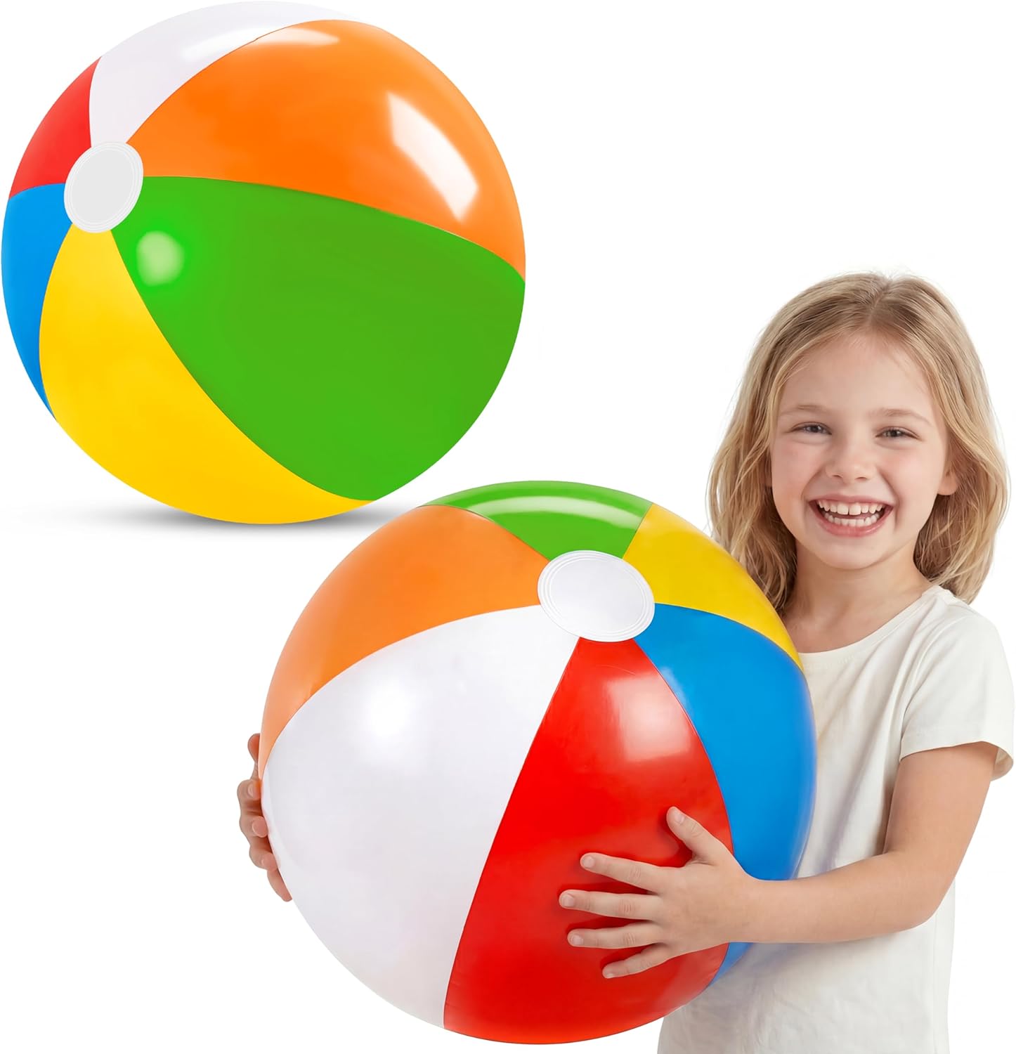 JOYIN 20 Inflatable Beach Balls (2-Pack) - Image 7