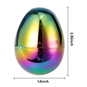 JOYIN 24 Pcs 2.3 Inch Metallic Plastic Easter Eggs