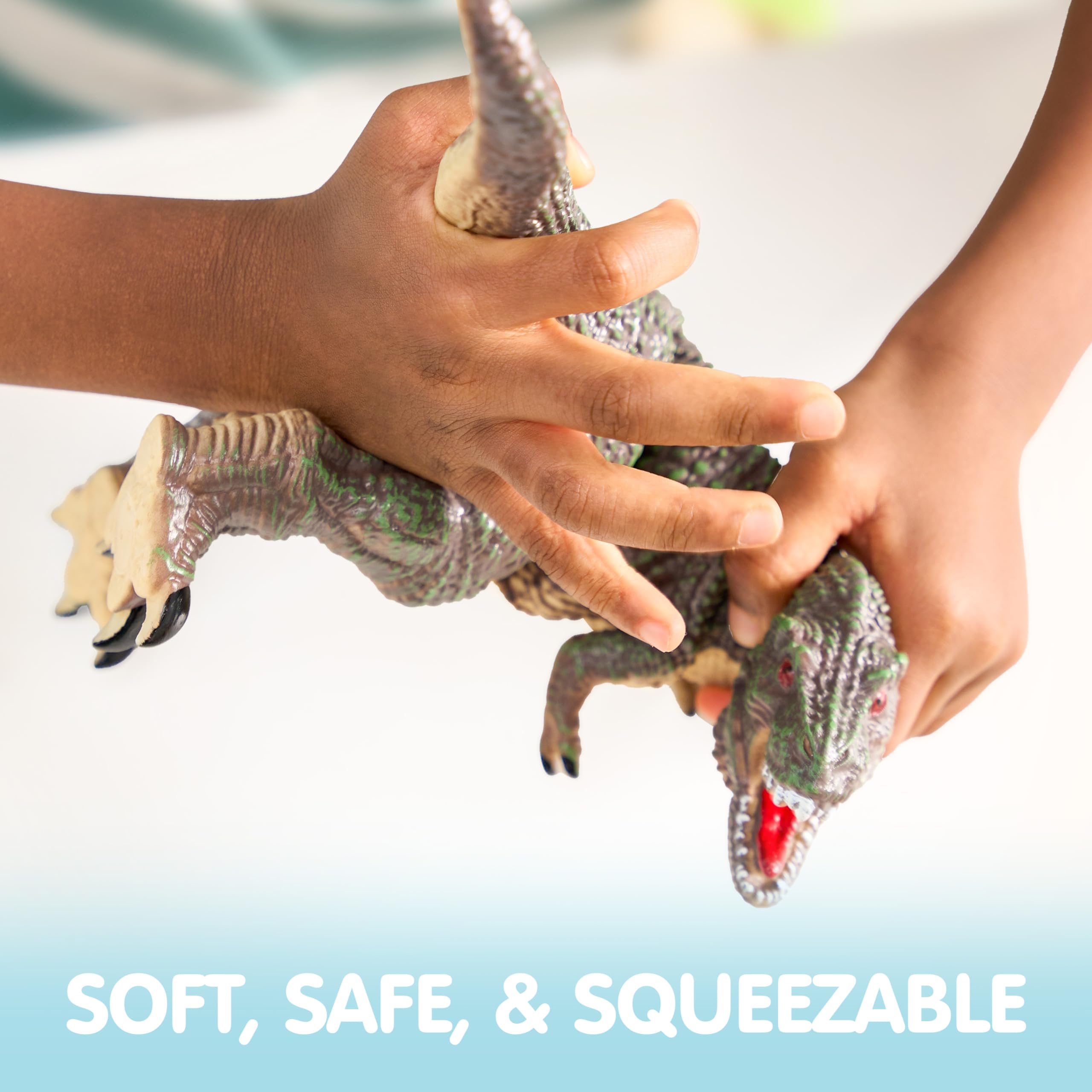 JOYIN 6Pcs Big Soft Dinosaur Toys Set for Toddlers - Image 3