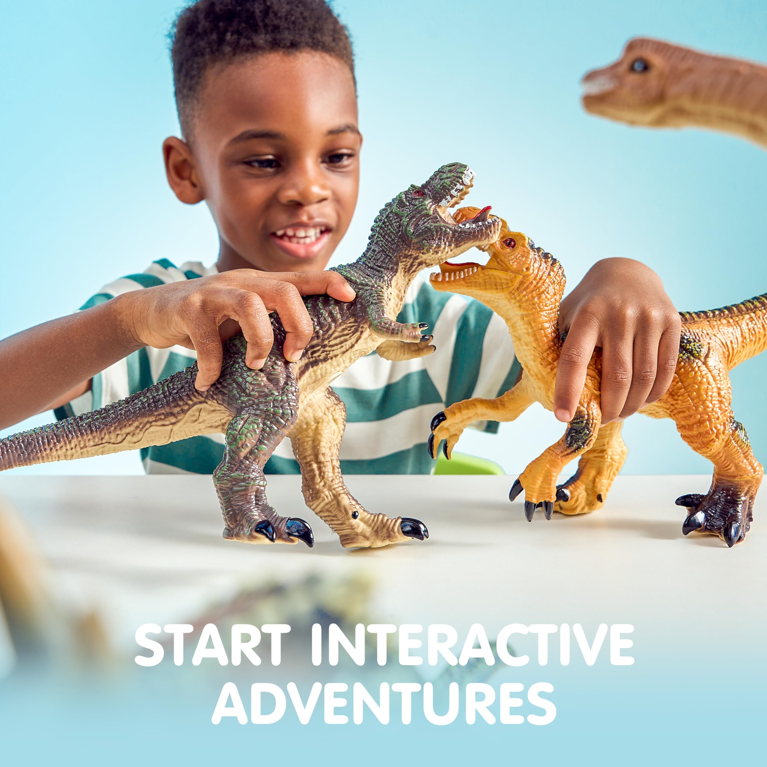 JOYIN 6Pcs Big Soft Dinosaur Toys Set for Toddlers - Image 5