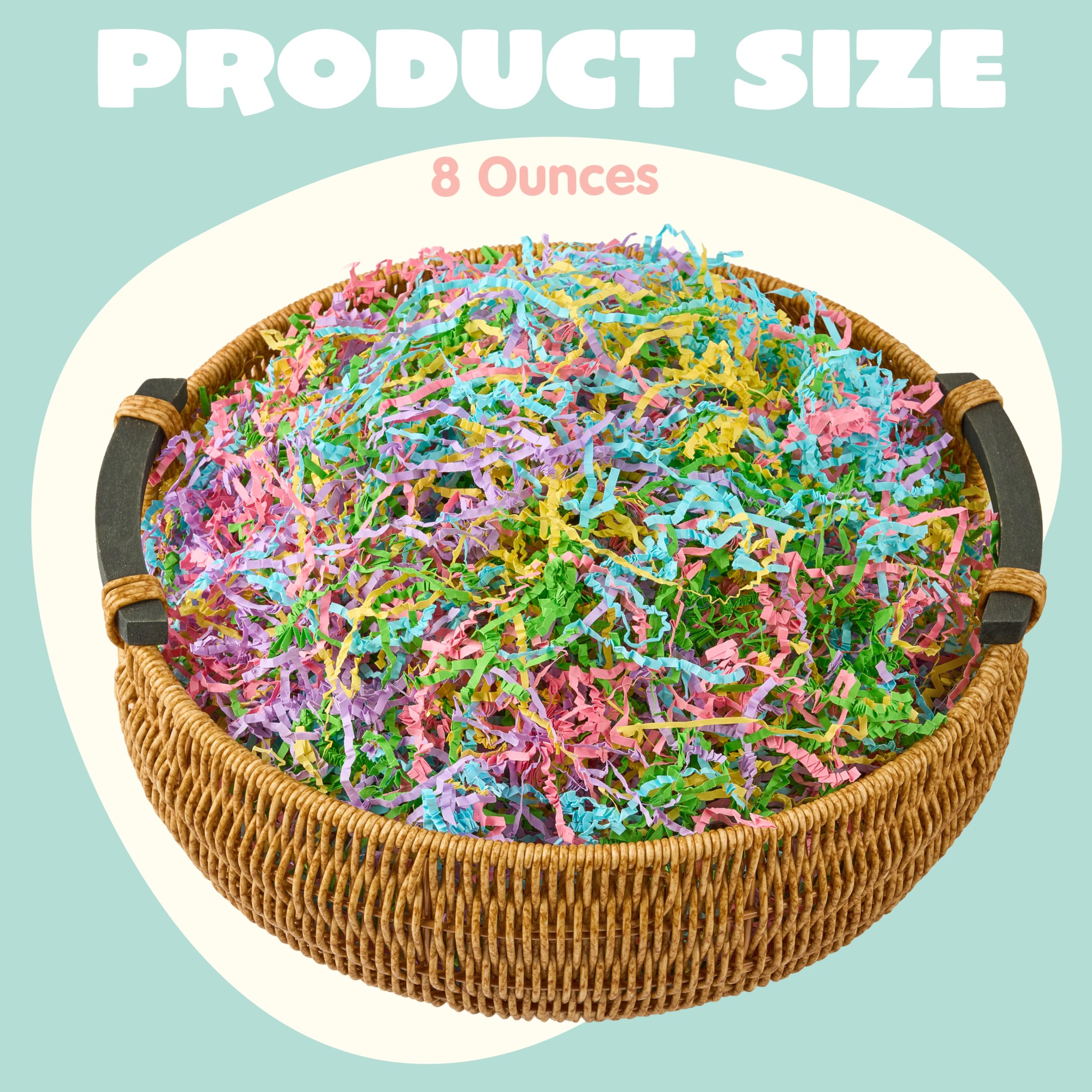 JOYIN 8 oz Easter Shredded Paper Grass - Image 2