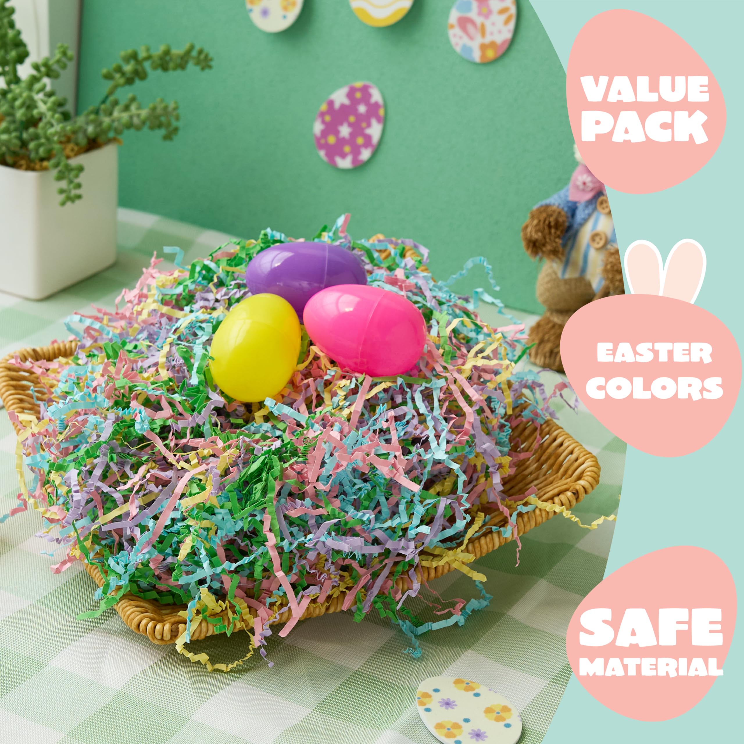 JOYIN 8 oz Easter Shredded Paper Grass - Image 3