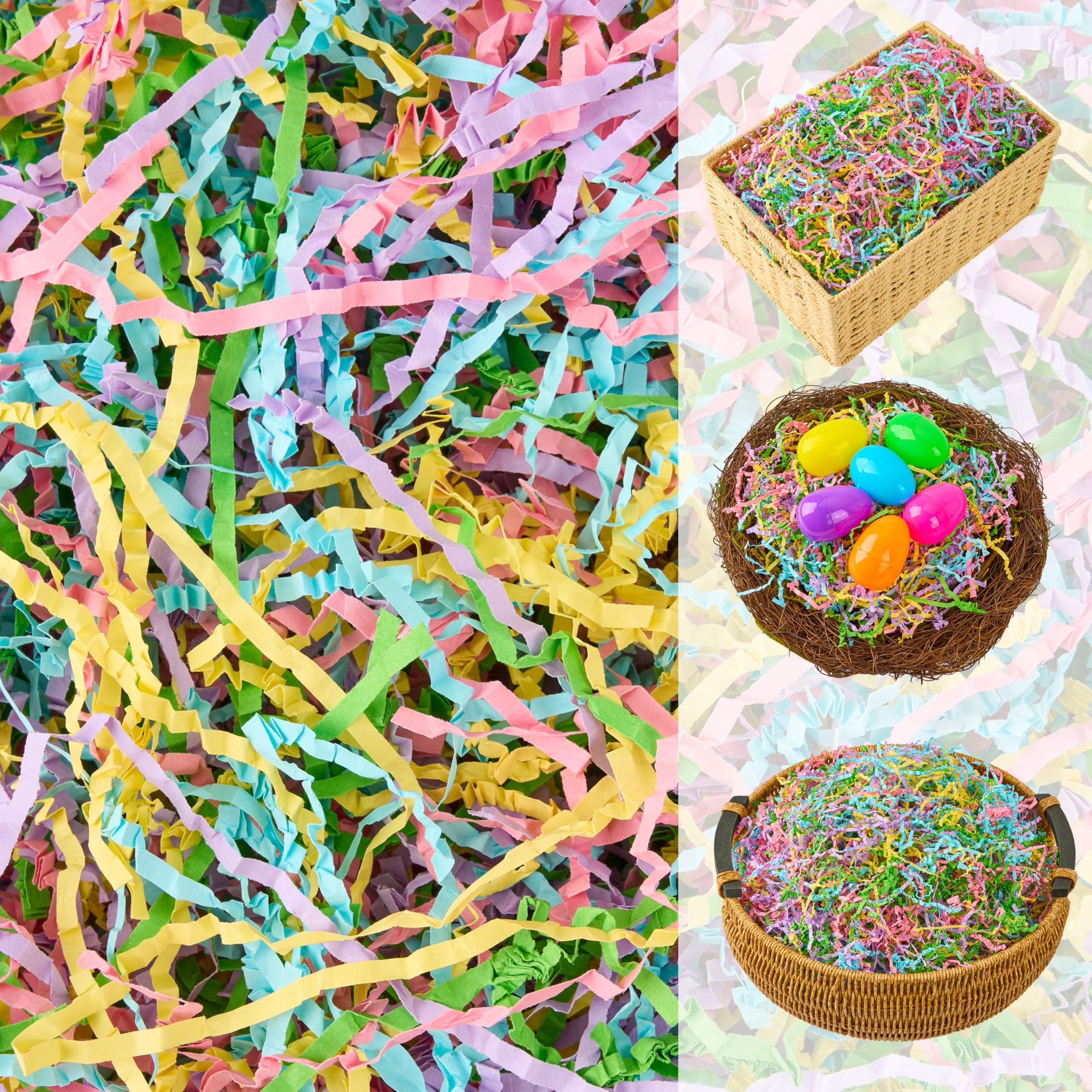 JOYIN 8 oz Easter Shredded Paper Grass - Image 9