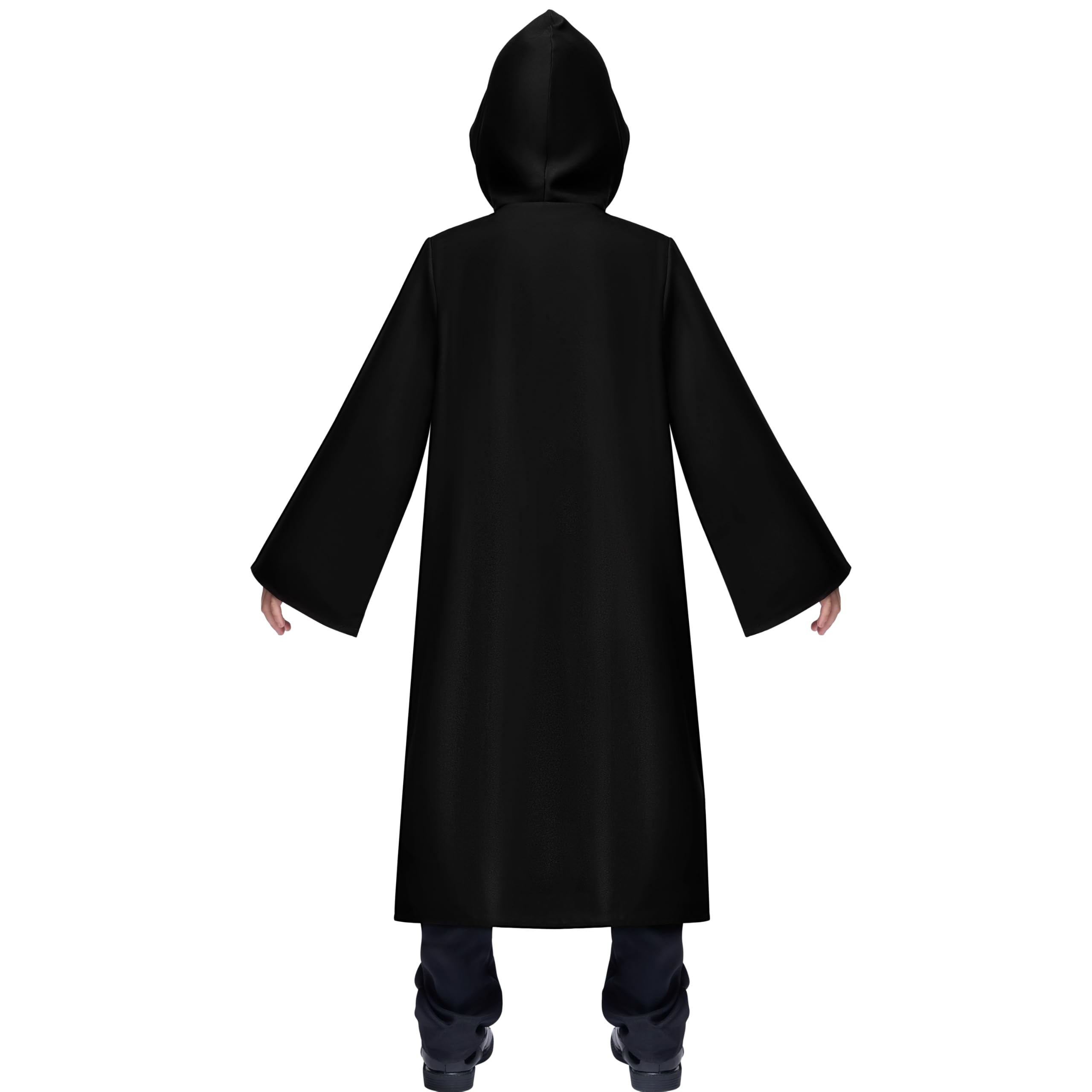 JOYIN Boys Black Hooded Cloak Knight Costume - Kids Halloween Tunic Robe - Image 4