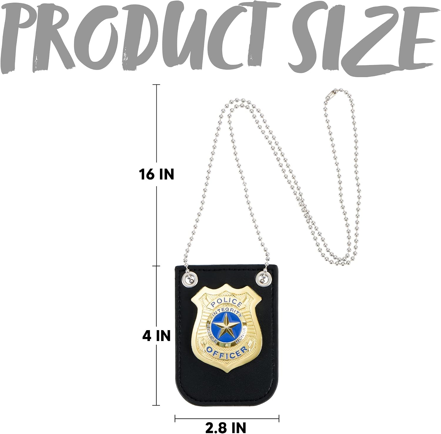JOYIN Creations Kids Police Badge & Detective Necklace Set - Image 3