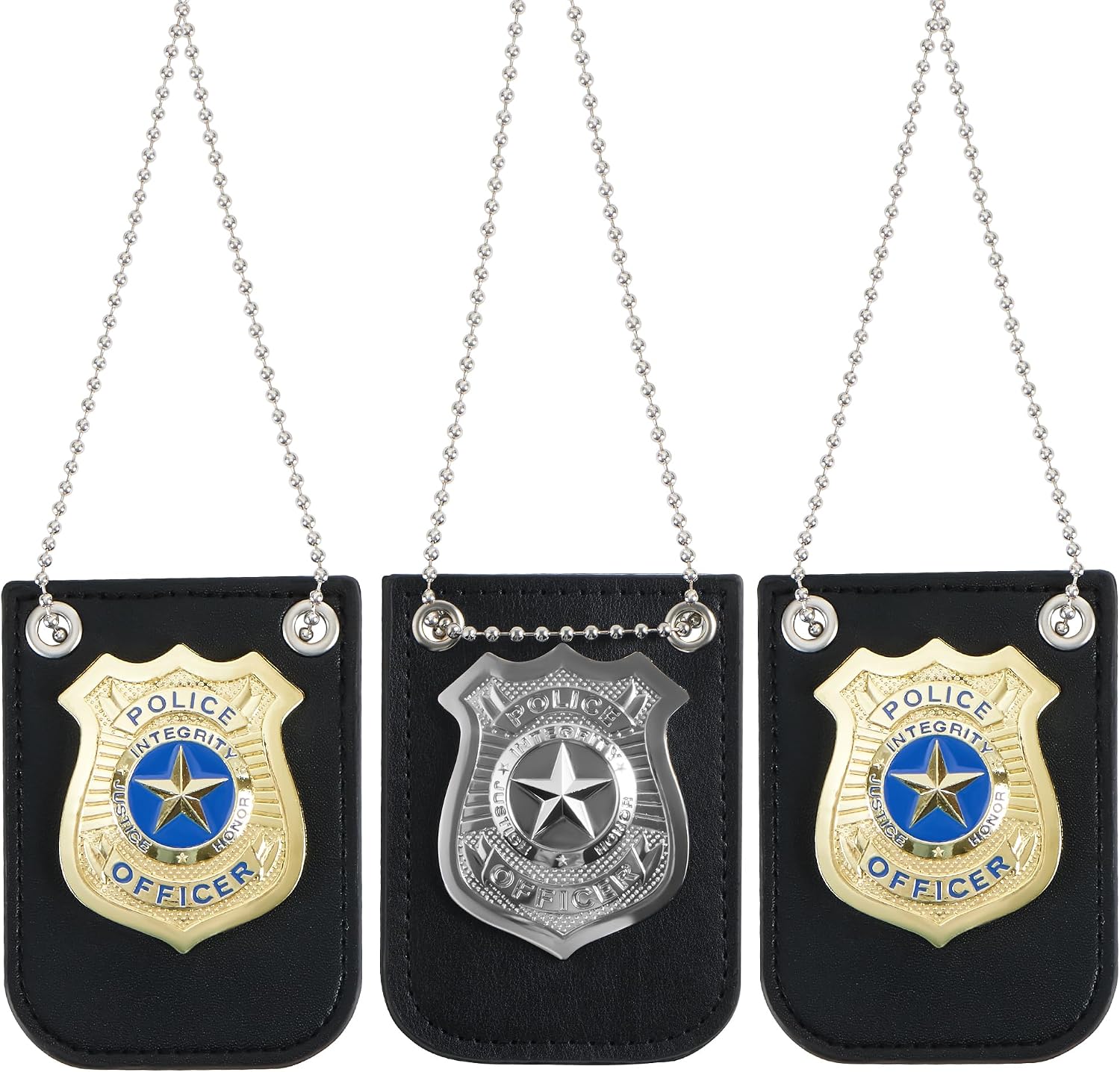 JOYIN Creations Kids Police Badge & Detective Necklace Set