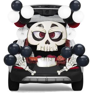 JOYIN Halloween Trunk or Treat Car Decorations Kit with Skeleton Design