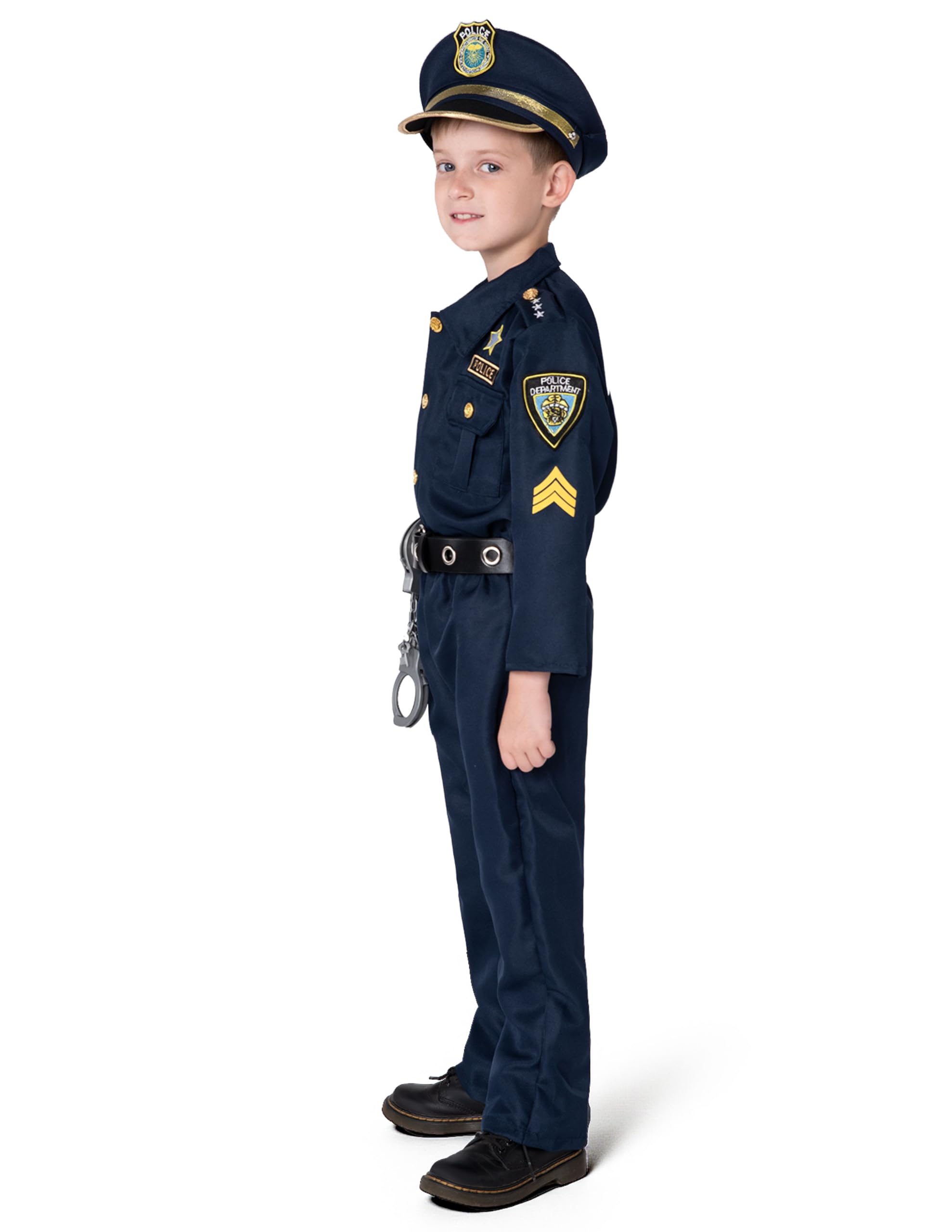 JOYIN Kids Police Officer Costume - Boys Halloween Cop Outfit - Image 4