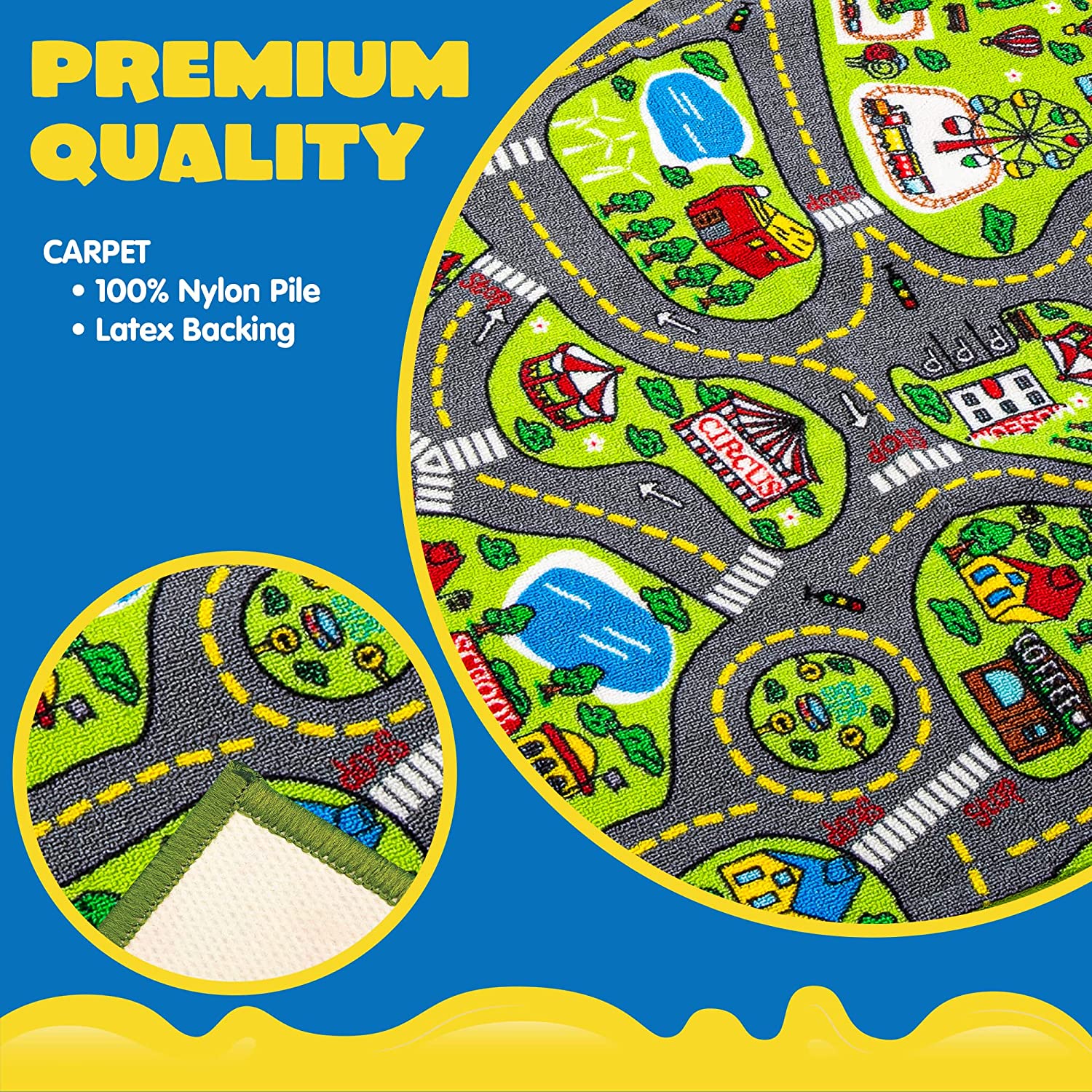 Joyin Playmat City Life Carpet Playmat, 2 Pack - Image 6