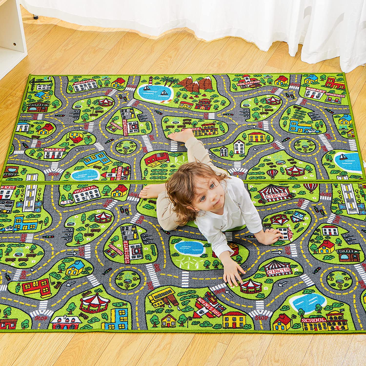 Joyin Playmat City Life Carpet Playmat, 2 Pack - Image 7
