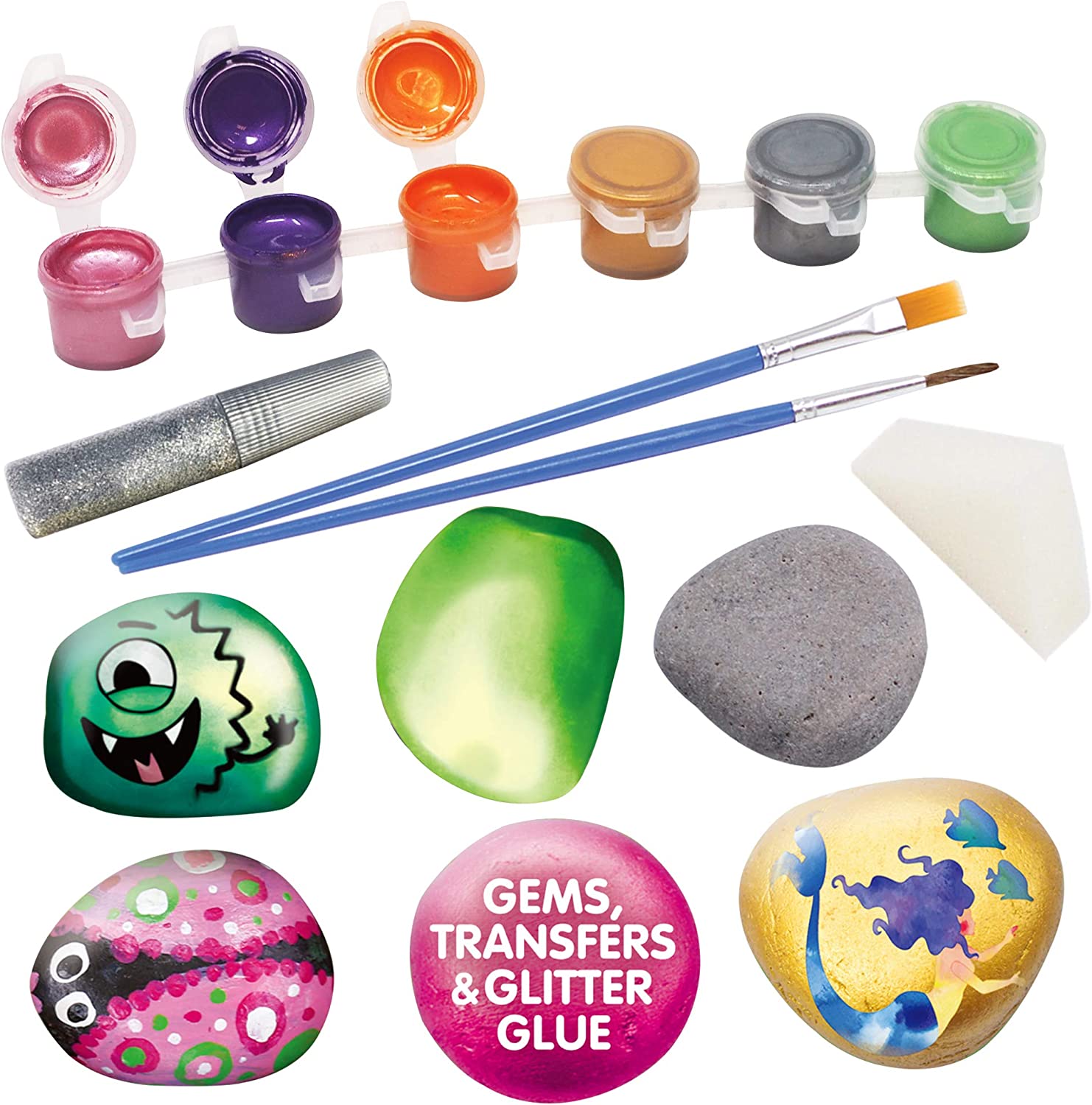 KLEVER KITS - Rock Painting Kit, 12 Rocks - Image 5