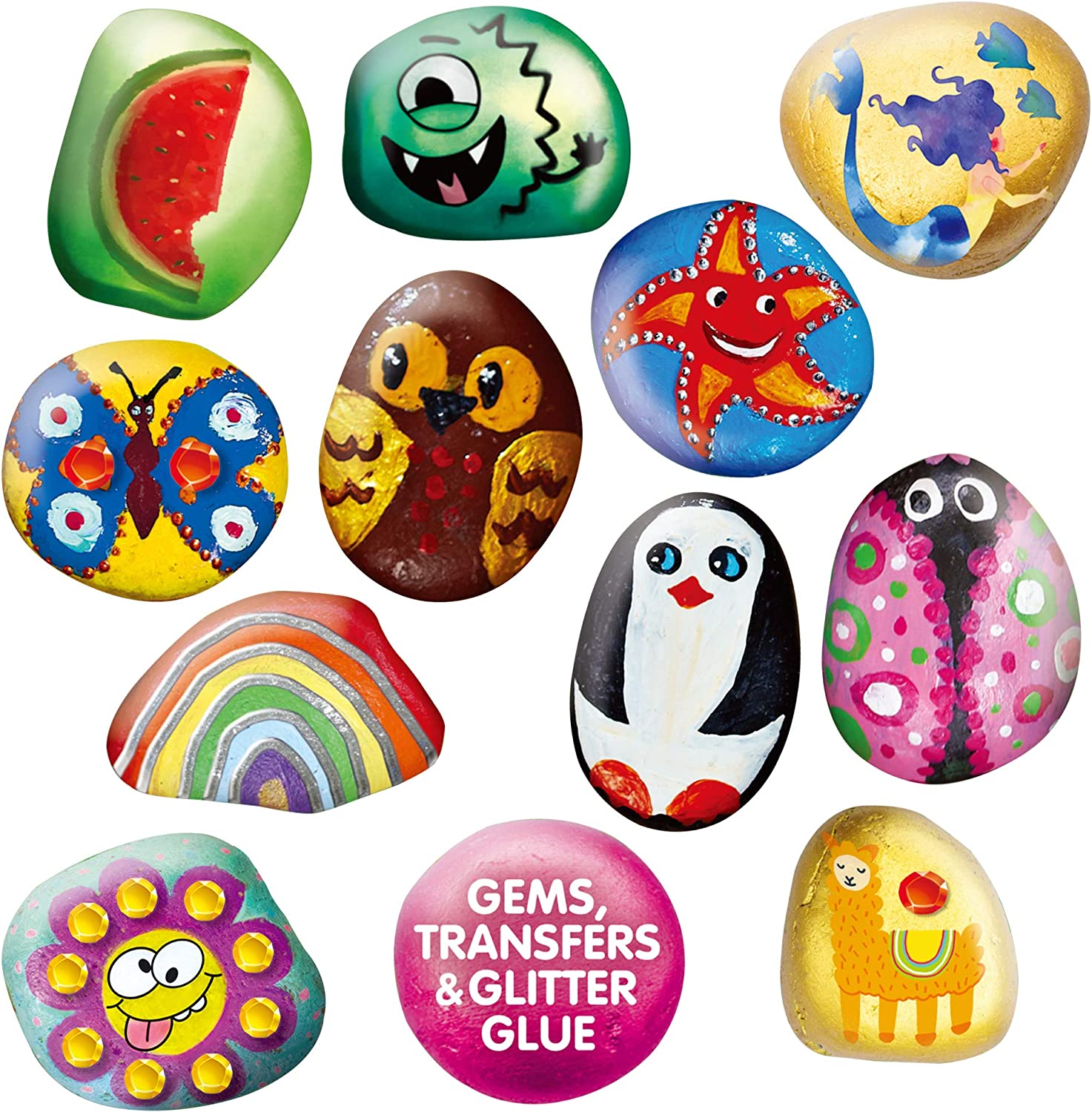 KLEVER KITS - Rock Painting Kit, 12 Rocks - Image 6