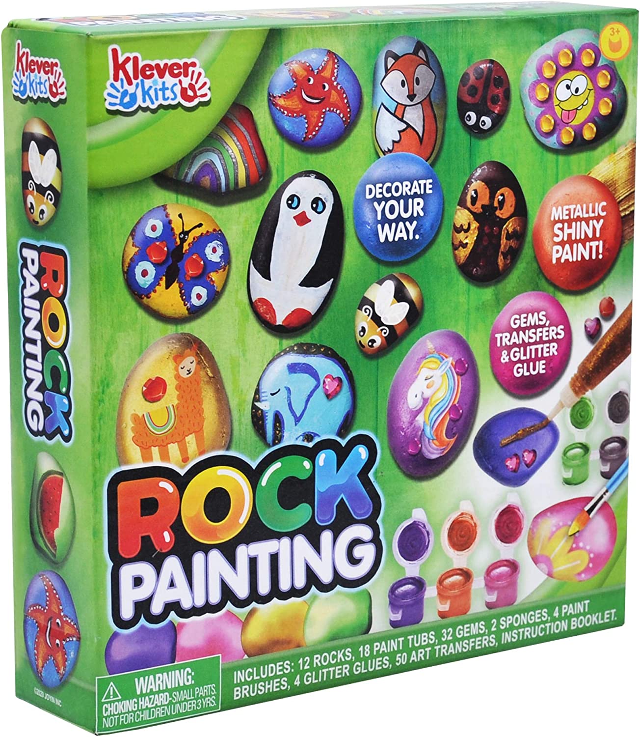 KLEVER KITS - Rock Painting Kit, 12 Rocks - Image 8