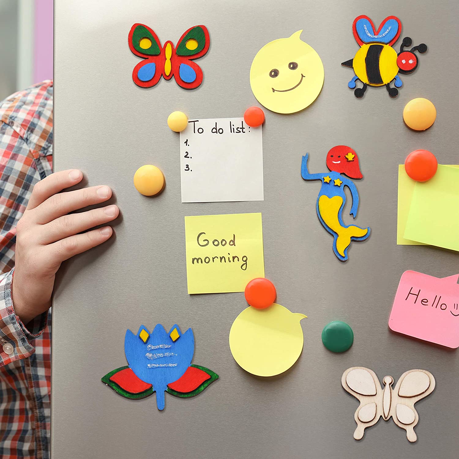 12 Pcs Wooden Magnet - KLEVER KITS - Image 9