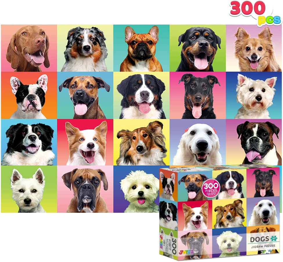 Multicolor Dogs Puzzles, 300 Pcs - Image 2