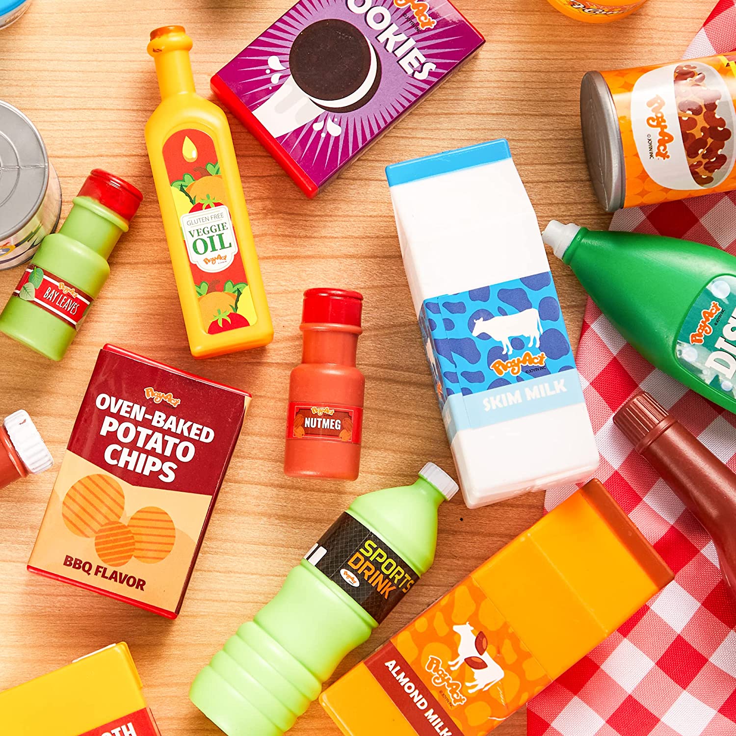 Play Food Grocery Cans, 30 Pcs - Image 7
