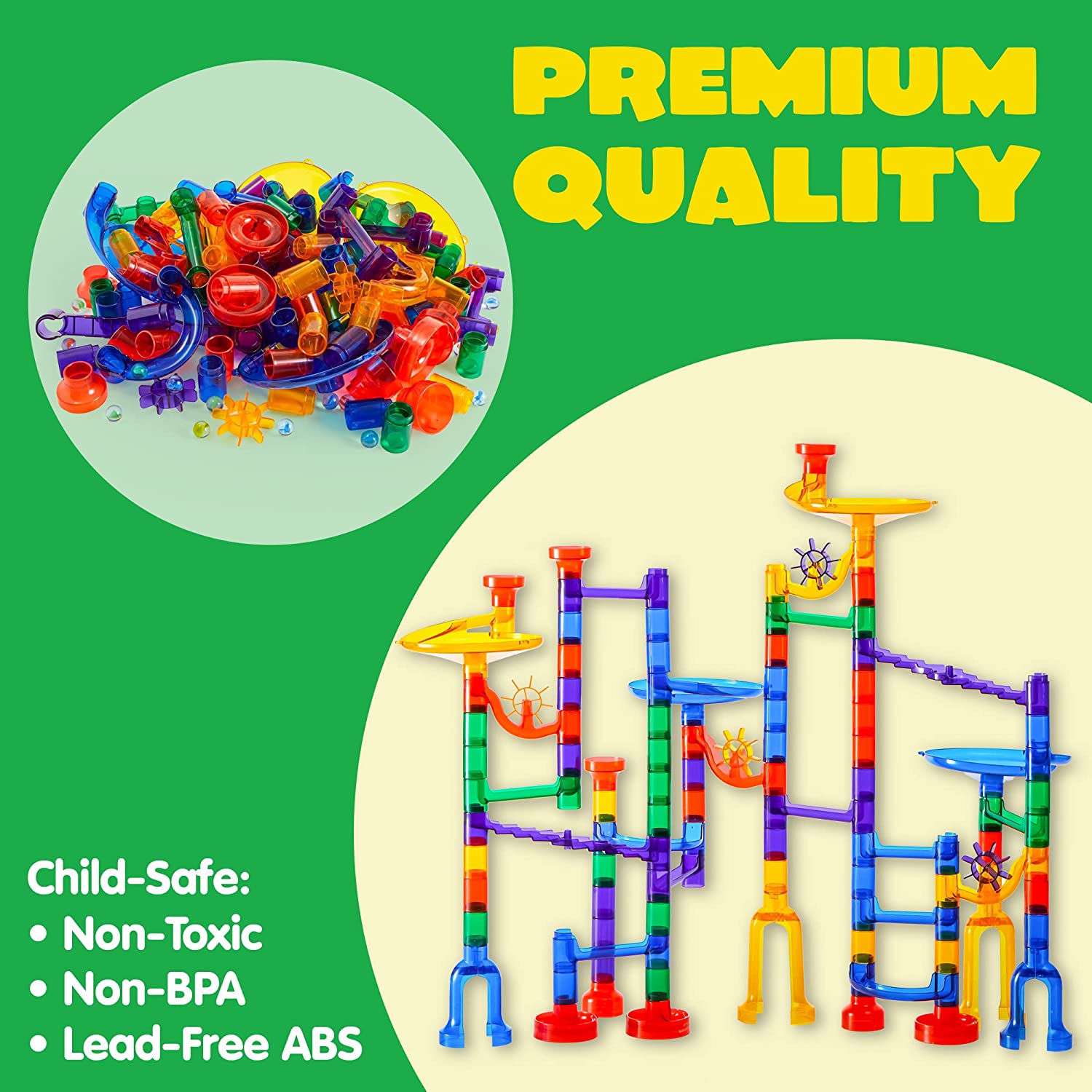 Premium Marble Run Set, 150 Pcs - Image 4