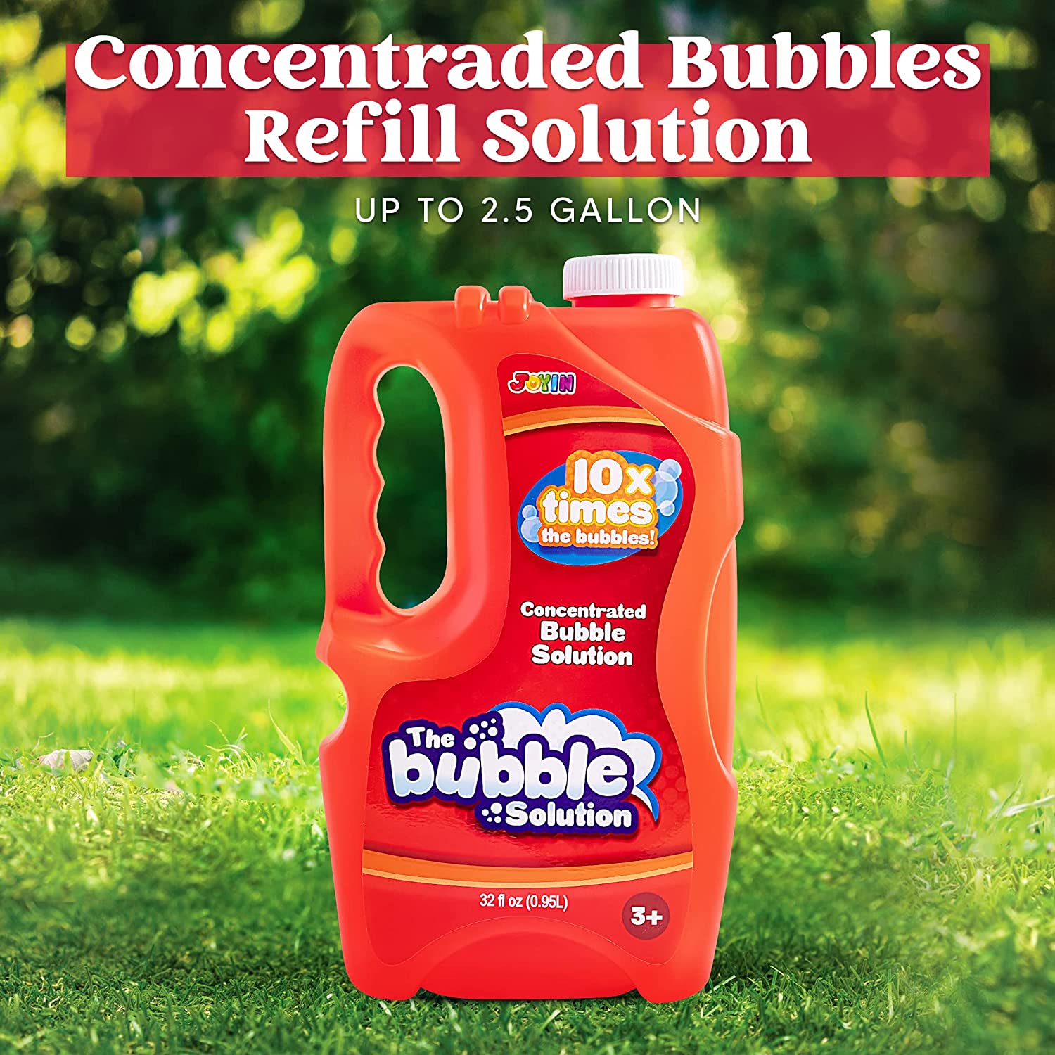 Red Concentrated Bubble Solution 32oz - Image 2