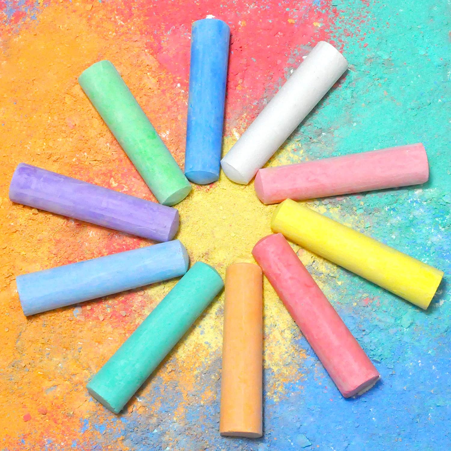Sidewalk Chalk Set, 60 Pcs - Image 4