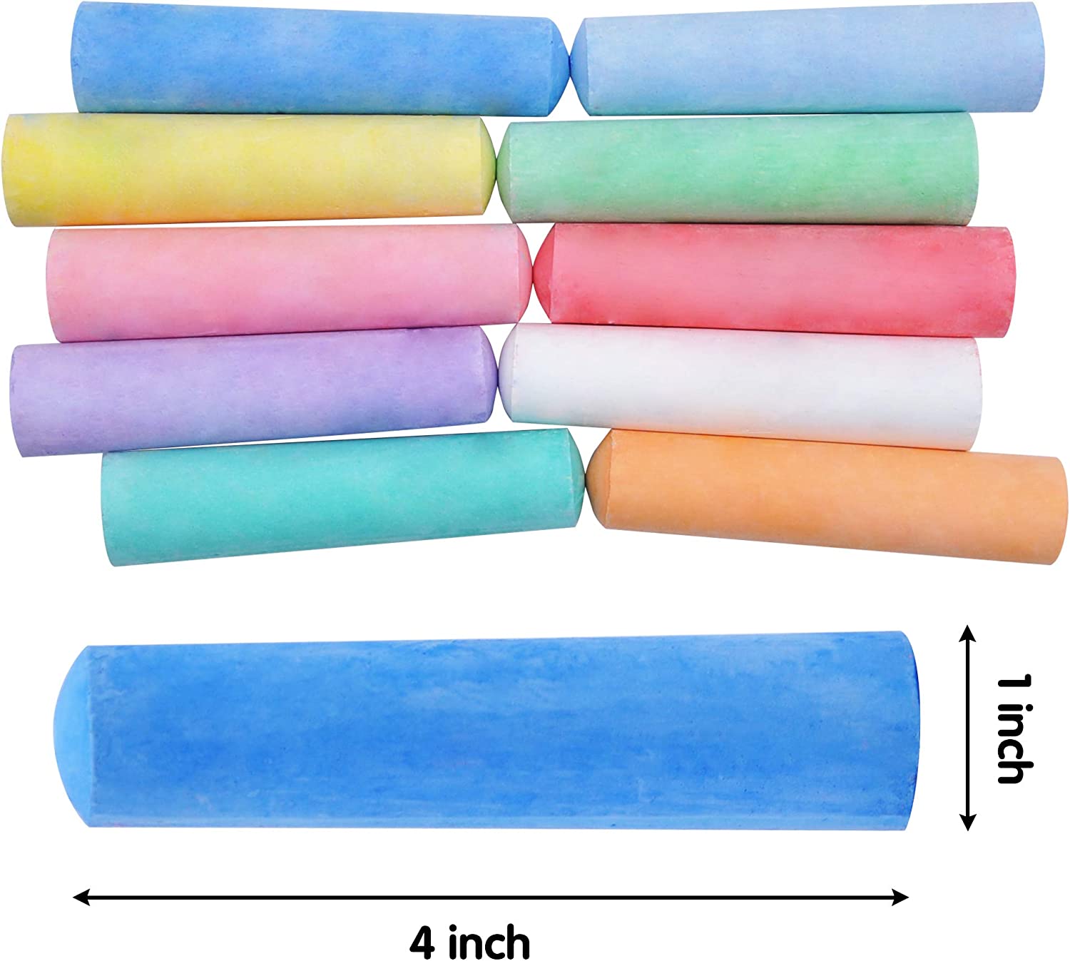 Sidewalk Chalk Set, 60 Pcs - Image 5