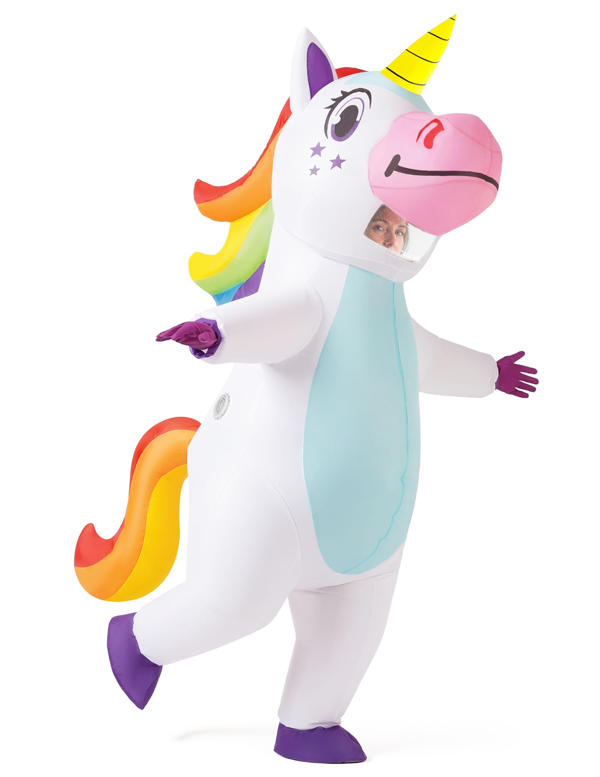 Spooktacular Creations Unicorn Inflatable Costume for Adults - Image 6