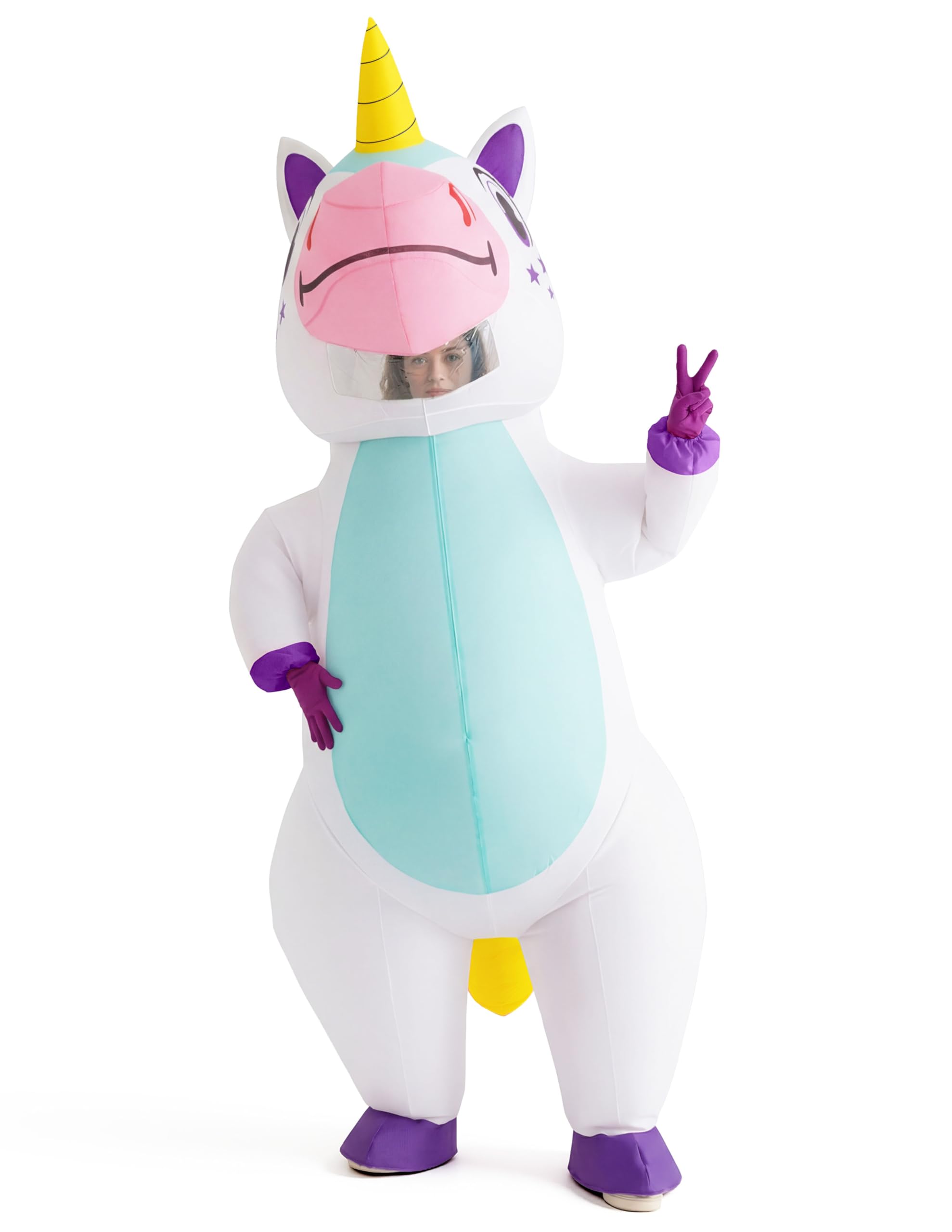 Spooktacular Creations Unicorn Inflatable Costume for Adults - Image 7