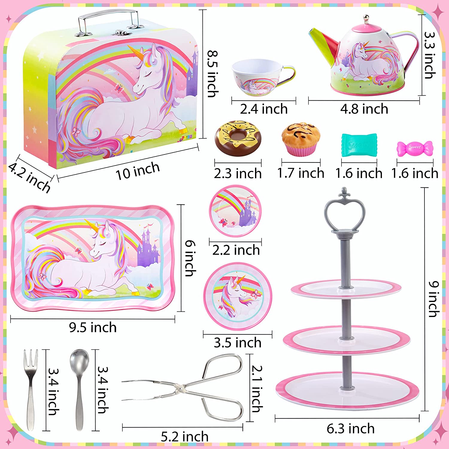 Unicorn Teapot Set - Image 7
