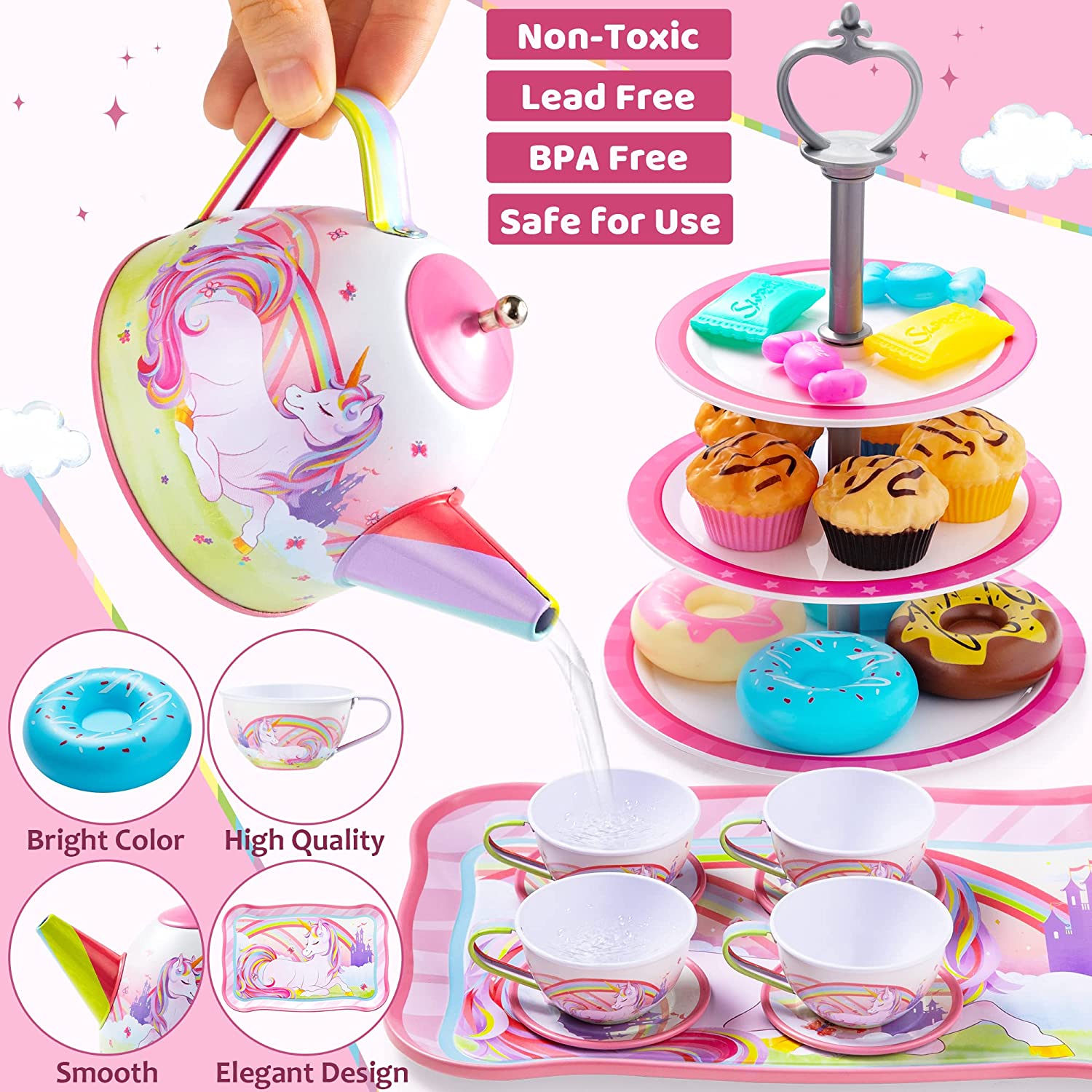 Unicorn Teapot Set - Image 5