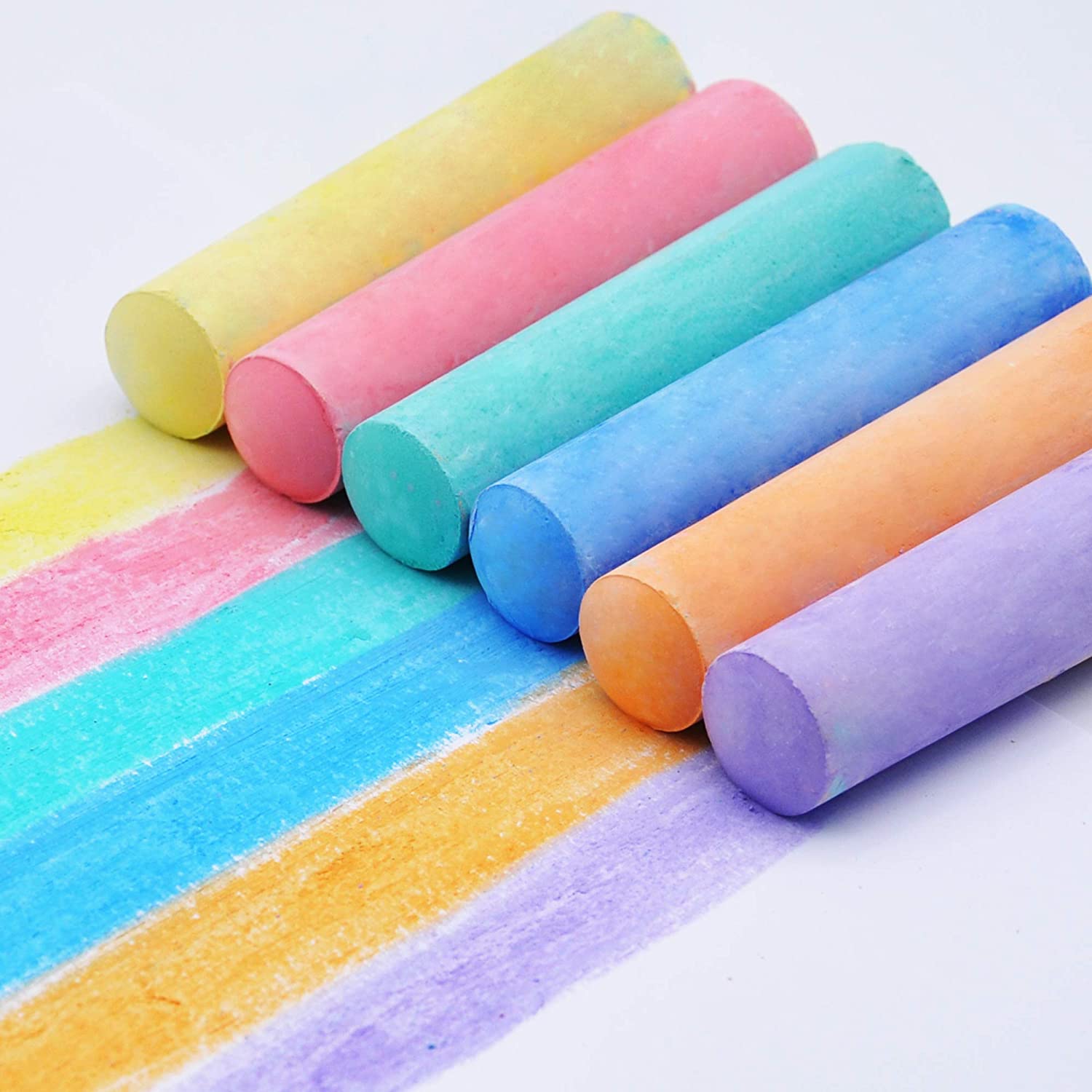 Washable Sidewalk Chalks Set, 24 Pcs - Image 5