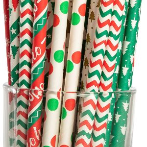 Colorful Disposable Drinking Paper Straws