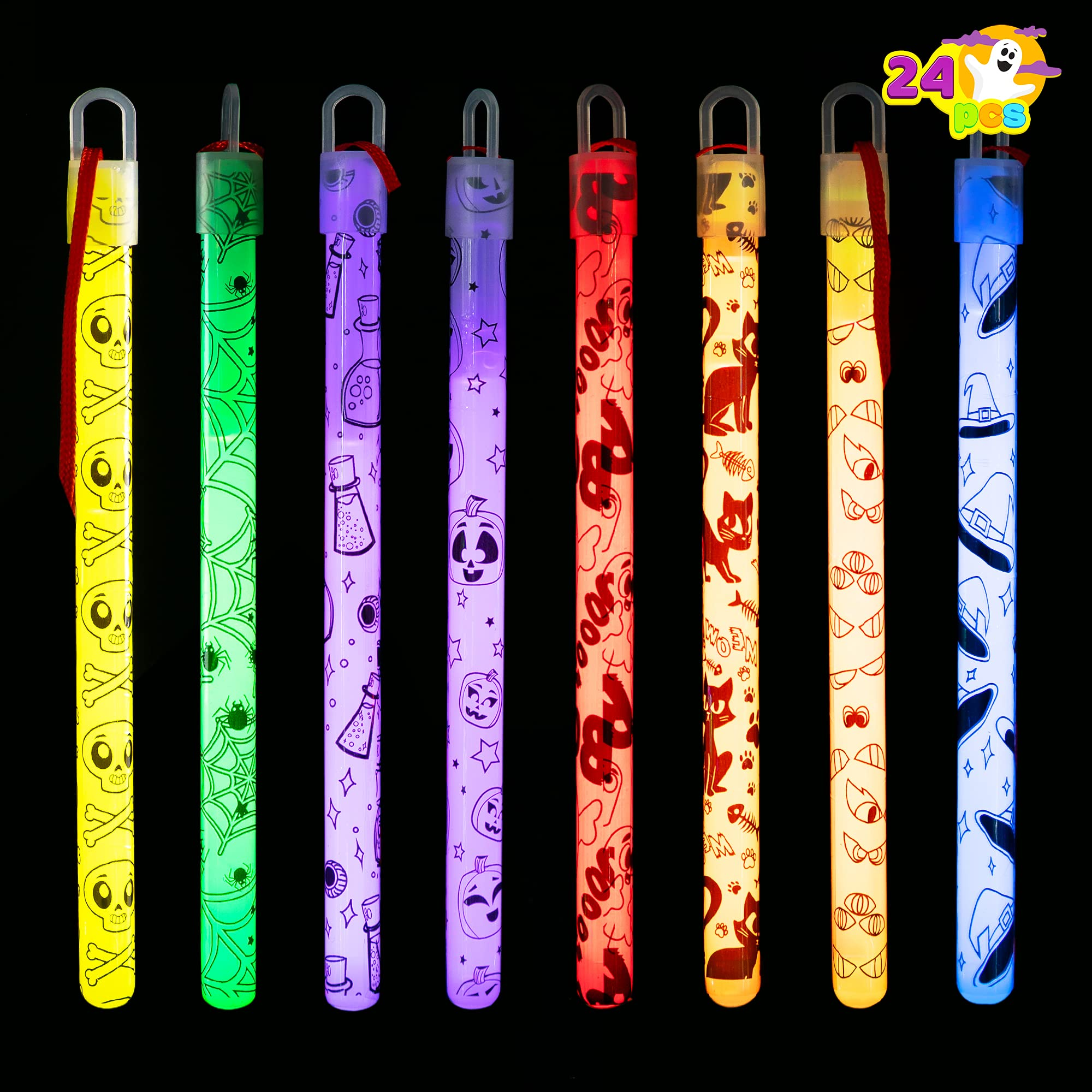Hanging Wands Glowsticks, 24 Pcs - Image 6