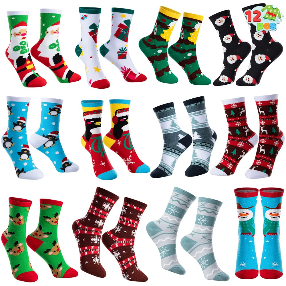 Holiday Warm Socks, 12 Pairs - Image 2