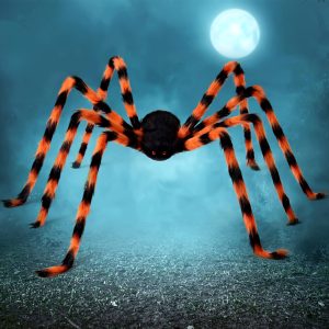 JOYIN 5 FT Giant Spider - Halloween Outdoor Yard & Lawn Decoration
