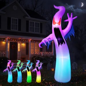 12FT Scary Ghost Halloween Inflatable with LED | Outdoor Yard