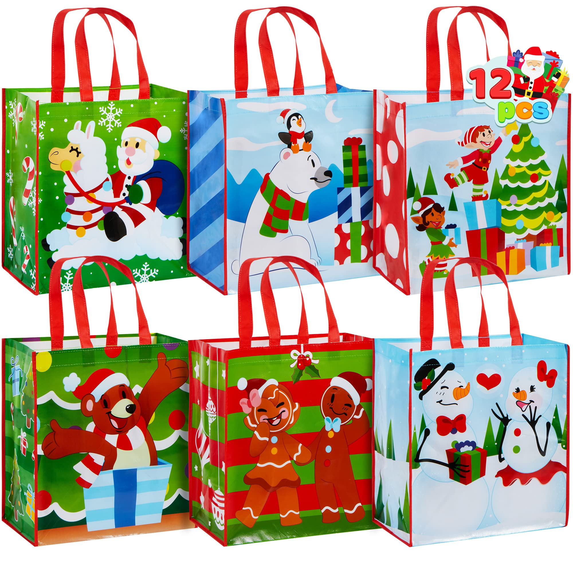 Tote Bags in 6 Designs, 12 Pcs - Image 2