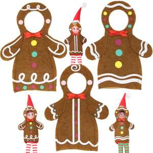 Joyin Santa Gingerbread Set for Elf Doll, 3 Pack