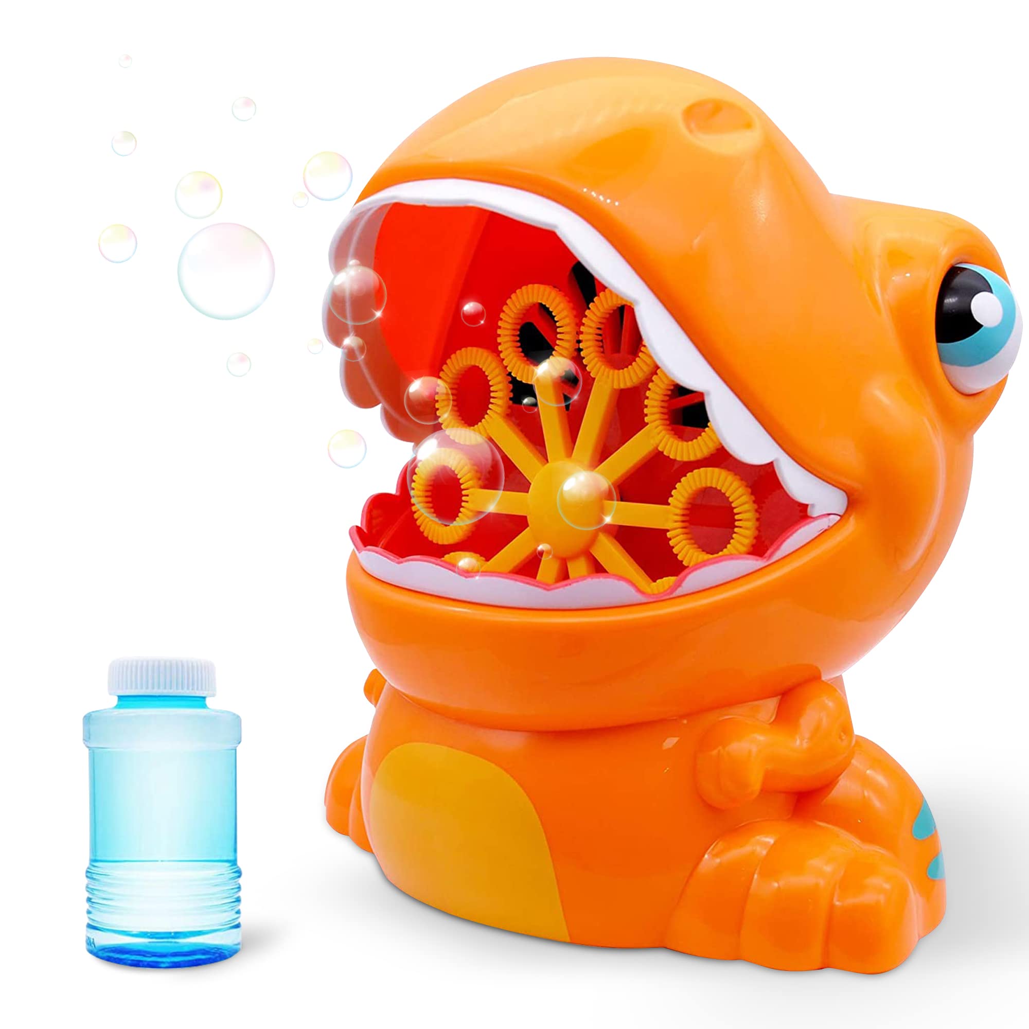 SLOOSH - Orange Dinosaur Bubble Machine - Image 6