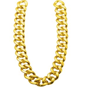 JOYIN Chunky Fake Gold Chain - Hip Hop Rapper Halloween Costume Jewelry