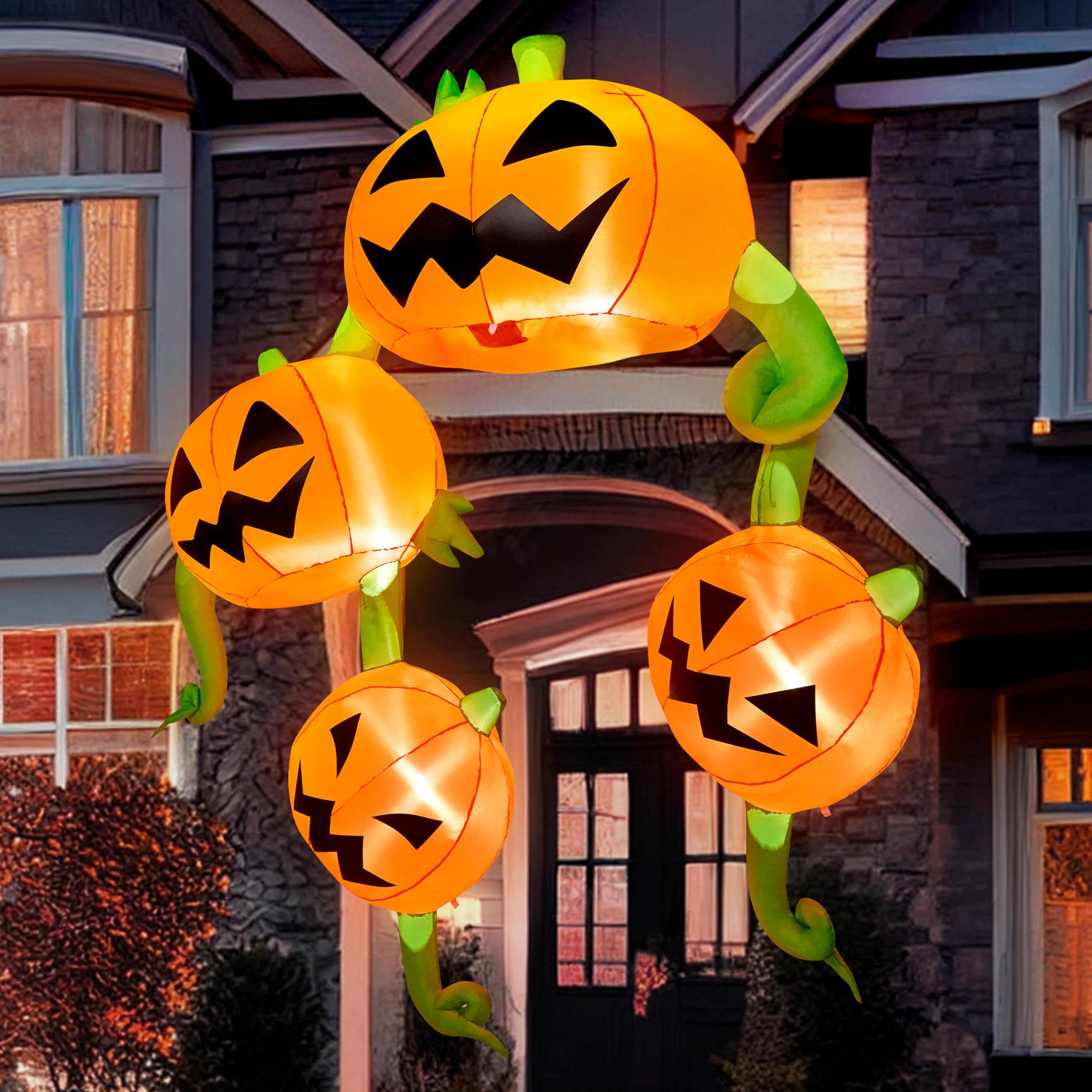 Joiedomi 10 FT Hanging Pumpkins - Let Halloween Hang From Your Roof