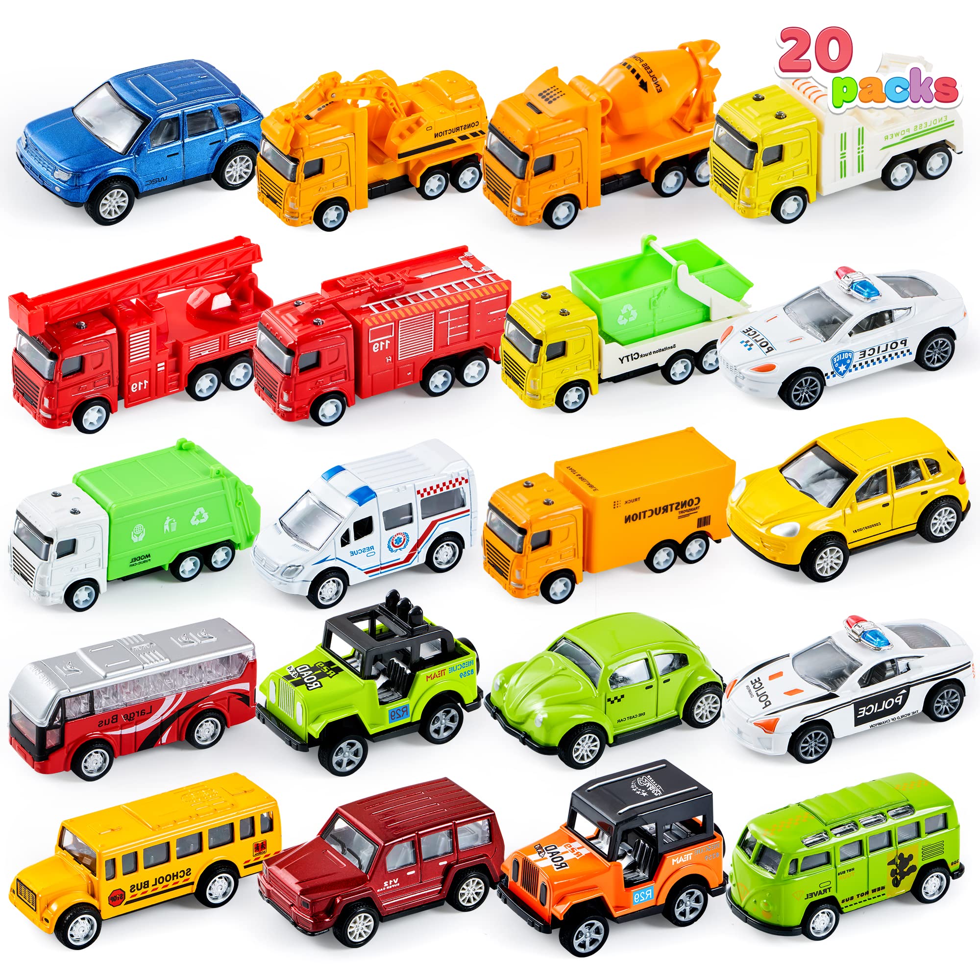 Die Cast Metal Toy Car Model Vehicle Set - Image 2