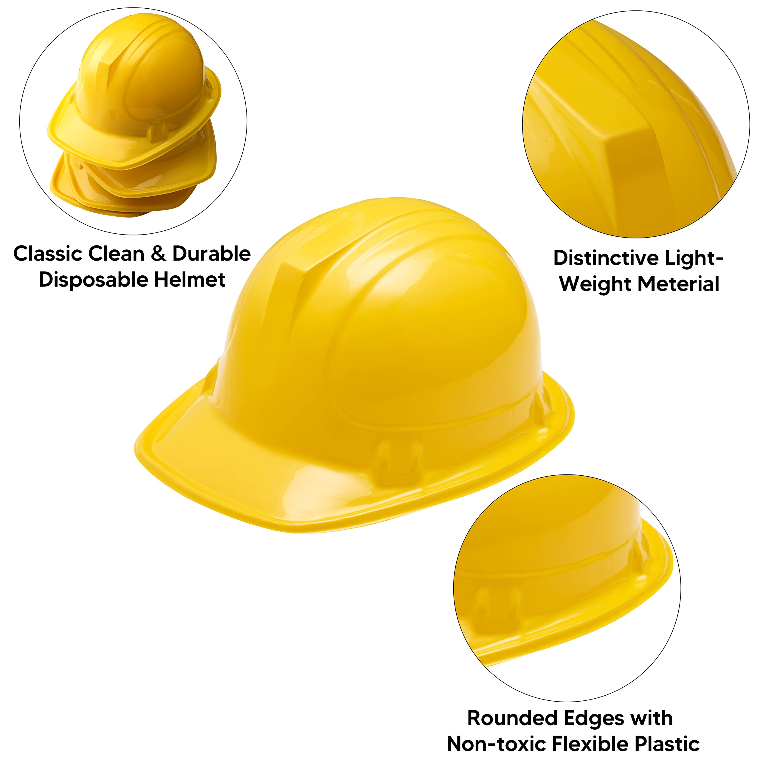Construction Hard Hats, 24 Pcs - Image 3