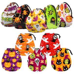 Drawstring Goody Treats Bags, 60 Pcs